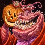 A Scary Jack-O-Lantern